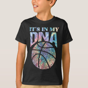 T-shirt Amusant C'est dans mon ADN filles de basket-ball L