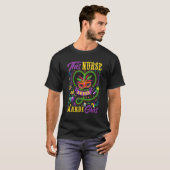 T-shirt Amusant Cette Infirmière Aime Mardi Gras Crawfish (Devant entier)
