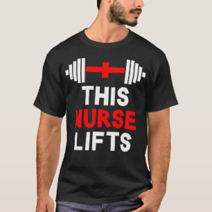 T-shirt Amusant Cette Infirmière Ascenseur Salle De Fitnes