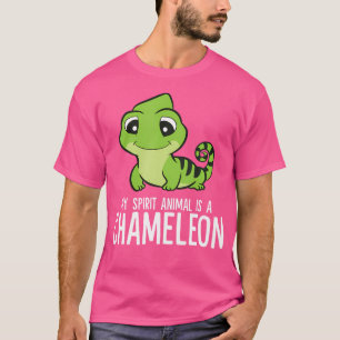 T-shirt Amusant Chameleon Amoureux Mon Esprit Animal Est U