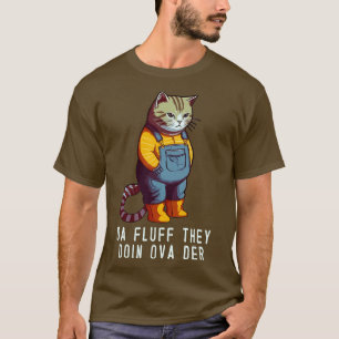 T-shirt Amusant Chat Farmer Mème 1