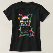T-shirt Amusant Chien Chien à Chien à Chien Lumières de No (Design devant)