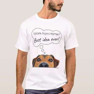 T-shirt Amusant Chien Chien Chien Chien : Travail à domic