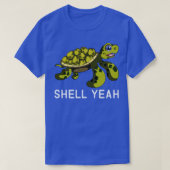 T-shirt Amusant Citation Pun Shell Ouais Turtles (Design devant)