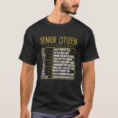 T-shirt Amusant citoyen âgé Code de Textes Cool Grandpa Gr (Devant)
