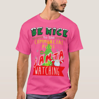 T-shirt Amusant Commercial Pilote Noël Idée cadeau de Noël