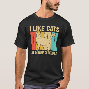 T-shirt Amusant Conception Chat Amoureux des chats Pour Ho
