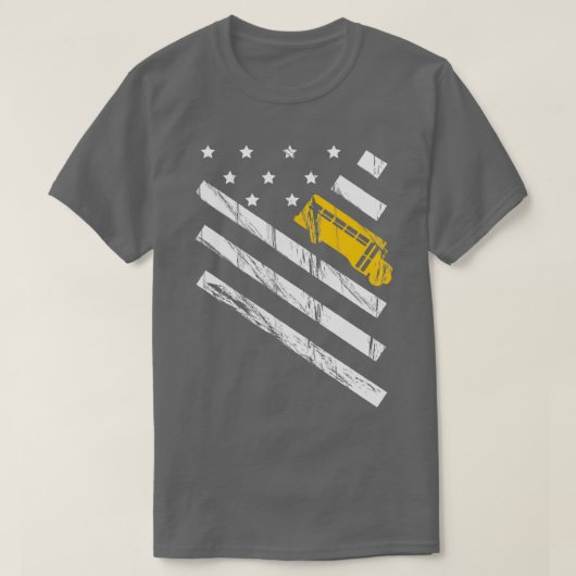 T-shirt Amusant Conception de chauffeur de bus scolaire (Design devant)