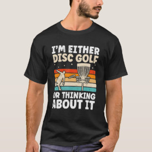 T-shirt Amusant Conception De Golf Disque Pour Disc Golfer