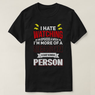 T-shirt Amusant Conception D'Observation De Binge Pour L'O