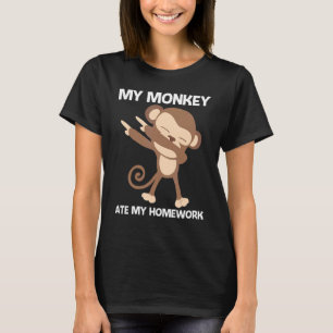 T-shirt Amusant Conception Singe Pour Enfants Garçons Ape