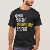T-shirt Amusant Conducteur Camion Shirt Blague Dit Trucker (Devant)