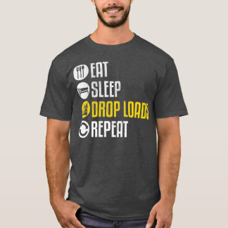 T-shirt Amusant Conducteur Camion Shirt Blague Dit Trucker