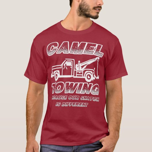 T-shirt Amusant Conducteur de remorque Camel Towing Tow Tr (Devant)