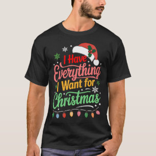 T-shirt Amusant Couples Noël Joie Correspondance J'Ai Tous