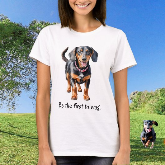 T-shirt Amusant Dachshund Chien Humour