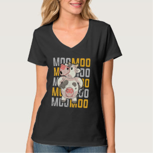 T-shirt Amusant de l'élevage Vache Lover ferme animal Moo