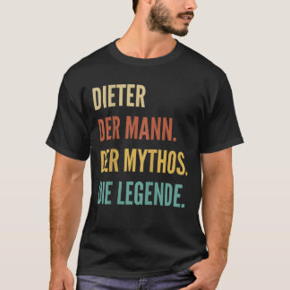 T-shirt Amusant Design de prénom allemand - Dieter