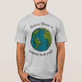 T-Shirt amusant écoconscient "Save Planet Earth" (Devant)