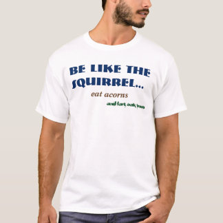 T-shirt Amusant Écureuil Woodland Animal Fart Comedy Humou