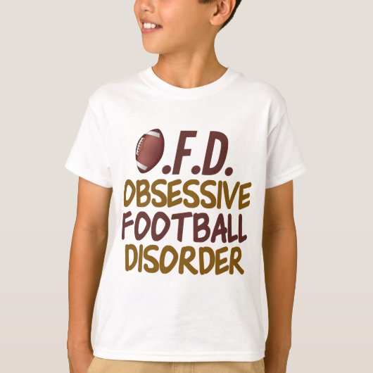 T-shirt Amusant enfants de football (Devant)