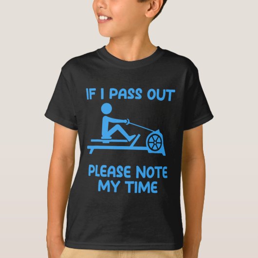 T-shirt Amusant Erg Machine Gym Ergometer Exercice d'aviro (Devant)