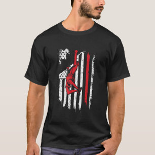 T-shirt Amusant Escalade American Outdoor Design