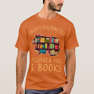 T-shirt Amusant Facilement Distrait Par Les Cochons De Gui