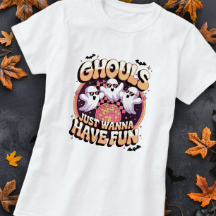 T-shirt Amusant Fantôme Rétro Pun Halloween
