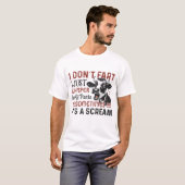 T-shirt Amusant Farting Crow Lover I Dont Fart (Devant entier)