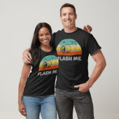 T-shirt Amusant Flash Me Pun Avec Caméra (Unisexe)