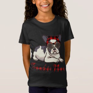 T-Shirt Amusant Français Bulldog Amoureux des chiens Xmas 