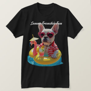 T-shirt Amusant Frenchie Ensoleillé