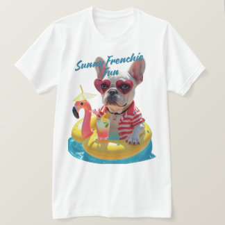 T-shirt Amusant Frenchie Ensoleillé