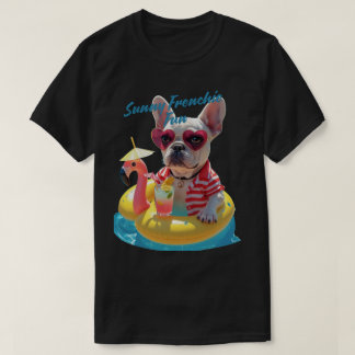 T-shirt Amusant Frenchie Ensoleillé