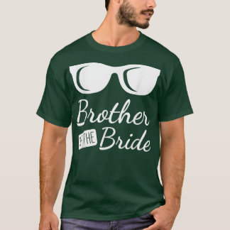 T-shirt Amusant Frère De La Mariée Mariage Famille Mariage