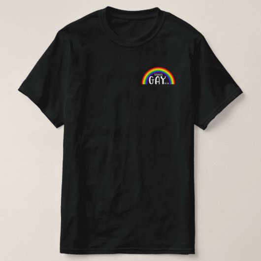 T-shirt Amusant Gay pride Arc-En-Ciel Sonne Gay Im In (Design devant)