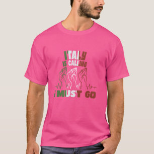 T-shirt Amusant geste main italien capisci - Italie
