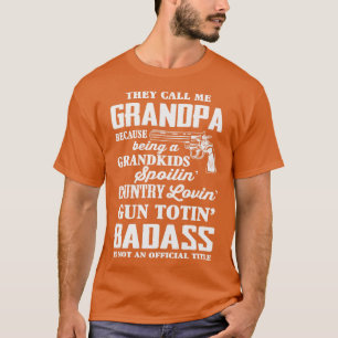 T-shirt Amusant grand-père Badass
