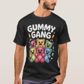 T-shirt Amusant Gummy Ours Design Pour Hommes Femmes Enfan (Devant)