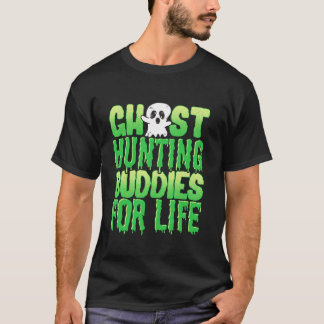 T-shirt Amusant Halloween Fantômes De Chasse Buddies Pour