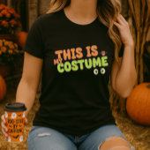 T-shirt Amusant Halloween Tee; Ceci Est Mon Citation Costu