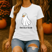T-shirt Amusant Halloween Un Silly Goose Tee; Costume Fant