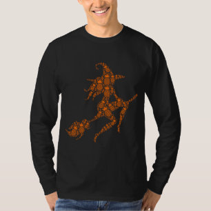 T-shirt Amusant Halloween Volant Sorcière - Fruit Lover P