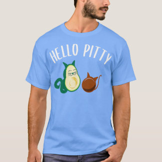 T-shirt Amusant Humour de chat Guacamole Avocado