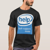 Amusant Intel Parody Logo Informatique Support tec