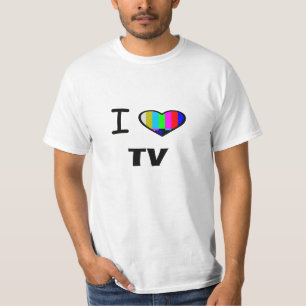 T-shirt AMUSANT ! J'adore la télé