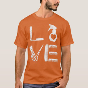 T-shirt Amusant J'Aime Barbier Barbier Barbier Haircut H