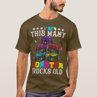 T-shirt Amusant Je suis ce grand camion Monster vieux 5e a
