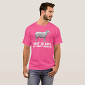 T-shirt Amusant Jeu De Mouton Élevage Élevage Devis De Fer (Devant entier)